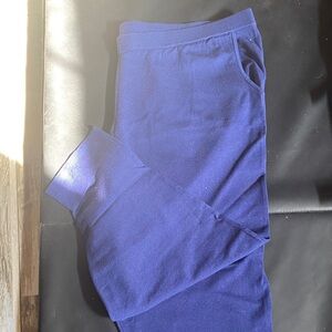 Women's Blue Sweater Knit Joggers
